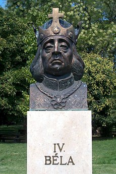 Busta Bela IV. v národnom historickom parku, Ópusztaszer, Maďarsko