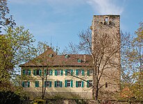 Einst Burg der Herren von Riexingen, dann Schloss wechselnder Herrschaften