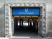 Ingång från sydsidan och Nollendorfplatz