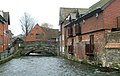 Le moulin et la rivière Itchen.