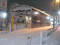 同じく京成成田駅（2014年2月8日撮影）