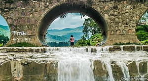 Brücke über den Manolane, im Südwesten der Aldeia Sarin