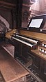 Console Michel-Merklin&Kuhn de 1933 du Grand Orgue dans son état actuel (2022) - Vue de côté.