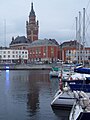 Dunkerque Belediye Sarayı ve liman