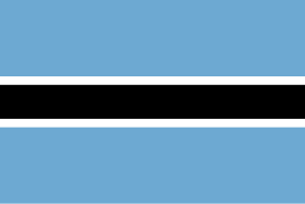 Folaga ya Botswana Flag of Botswana