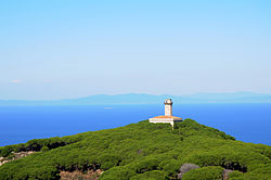 Old Lighthouse on the north of the island