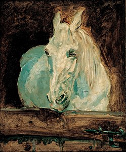 The White Horse "Gazelle" by Henri de Toulouse-Lautrec, 1881