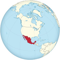 Lokacija Meksika