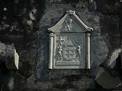 Portuguese coat of arms at Monte Fort.