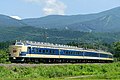 2016年8月16日まで快速「あいづライナー」に使用されていた583系（2016年8月13日 翁島駅－磐梯町駅間）