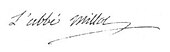 signature de Claude-François-Xavier Millot