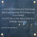 Honvéd Sportoktatói Tanfolyam 50. évf., Dózsa György út 53.