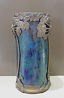 Vase, c. 1900, with silver-gilt mounts