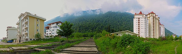 Shahrak-e Namak Abrud at Chalus