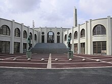 Entrée de l'annexe du stade.