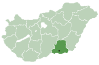 Peta lokasi Szeged