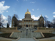 Iowa State Capitol in Des Moines