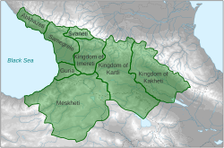 Kerajaan Kartli pada tahun 1490