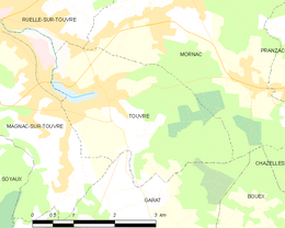 Touvre – Mappa