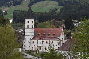 Die Pfarrkirche in Spital am Semmering