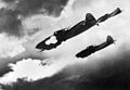 Soviet Il-2 ground attack aircraft attacking German ground forces during the Battle of Kursk (1943)
