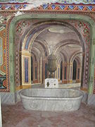 Badezimmer im Castello di Sammezzano