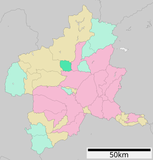 高山村 (群馬県)位置図