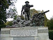 View of The Cameronians (Scottish Rifles) Memorial. Image courtesy Eliott Simpson/Geograph.