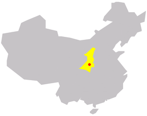 Poziția localității Xi'an