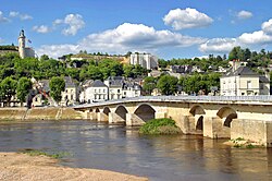 Skyline of Chinon