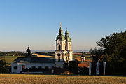 Blick vom Stift Sankt Florian ins Florianer Landl