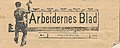 Arbeideneres blad nameplate