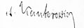 Alfred Kantorowicz aláírása