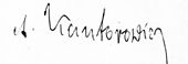 Signature de Alfred Kantorowicz