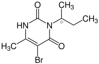 Strukturformel von Bromacil