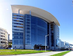 A Far Eastern Federal University building that was used as the press center of the 2012 APEC meeting