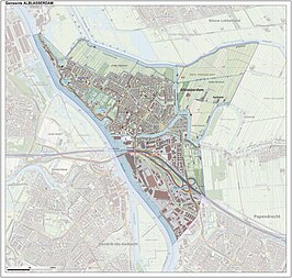 Kaart van Alblasserdam