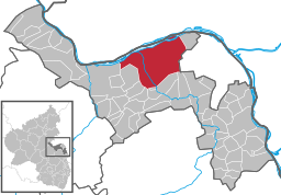 Läget för Ingelheim am Rhein i Landkreis Mainz-Bingen