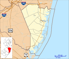 Surf City is located in Ocean County, New Jersey