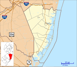 Loveladies, New Jersey is located in Ocean County, New Jersey