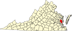Koartn vo Gloucester County innahoib vo Virginia