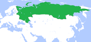 Ubicació de Rússia