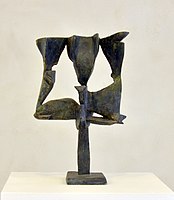 Plant named O.' (1967), patinated plaster