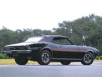 1968 Pontiac Firebird 400 HO convertible rear