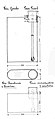 Dessin, extrait de l'ordonnance, des boîtes de graisse pour le fusil (60 mm) et le mousqueton de cavalerie.