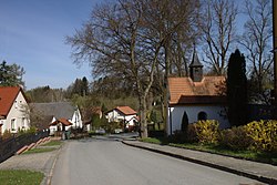 Chapel in the centre of Dubovice