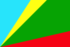 Bandeira mapuche do territorio huilliche.