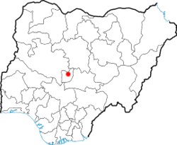 محل آبوجا در نقشه نیجریه