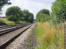 Looking west along the railway near Lenham - geograph.org.uk - 34739.jpg