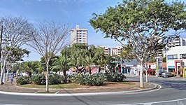 Het plein Praça Brasil 500 anos in Valinhos